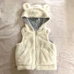 新品　ブランシェス　ベスト　耳付き