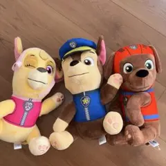 パウ・パトロール ぬいぐるみ 3体セット