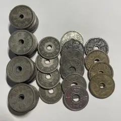日本旧硬貨 10銭各種、白銅貨、ニッケル貨、アルミ青銅貨 まとめ