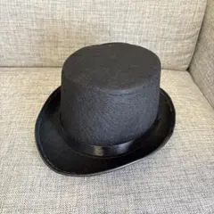 シルクハット ハット 帽子 メンズ レディース クリスマス フェルトハット　黒