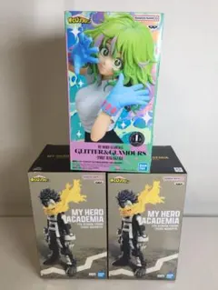 f-322 ヒロアカ 7TH SEASON FIGURE 緑谷出久 葉隠透 3体