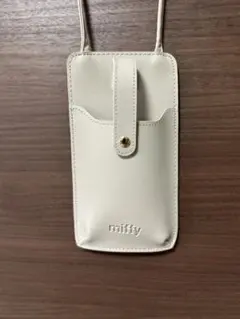 miffy スマホショルダーバッグ ホワイト