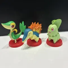 チョコエッグ ポケットモンスター旅立ちの３匹 ツタージャ　ヒノアラシ　チコリータ