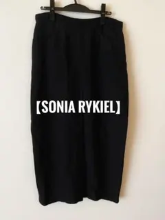 【Sonia Rykiel】ブラック タイトスカート※少々難ありのサムネイル