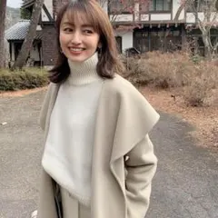 大人気✨矢田亜希子着用　セルフォード リバーコート ロングコート ダークネイビー 大人気✨矢田亜希子着用 セルフォード リバーコート ロング