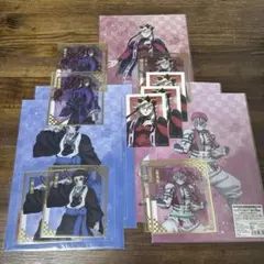 アニプレックスオンラインくじ　鬼滅の刃　クリア色紙　黒死牟　童磨　猗窩座　獪岳