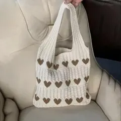 淡色ハートバッグ/nugu mecherie eaphi wcloset GRL