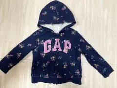 babyGap GAPロゴ ボアジップアップパーカー