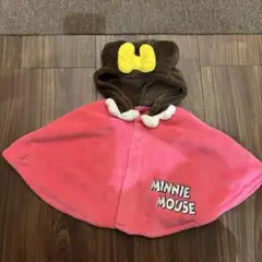 ミニーマウス フリースポンチョ 80-95cm