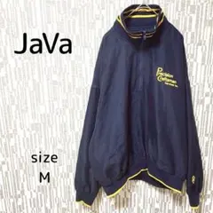 JaVa ジャバ クラシカルエルフ ハーフジップ ナイロンジャケット ロゴ Mのサムネイル