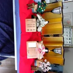 伝統的なひな人形セット
