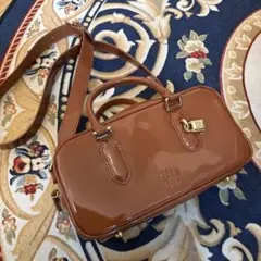 SNIDEL エナメル ミニボストン