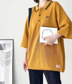 《JaVaジャバ コラボ》大人のスポーティー。超軽量襟ラインニットポロ