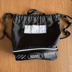 MARVEL プールバッグ ナップサック マーベル 2層式 リュックのサムネイル
