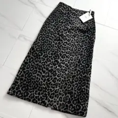極美品✨Christian Dior レオパード ロングスカート