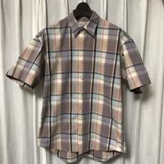 Calvin Klein 半袖シャツ メンズ チェックシャツ