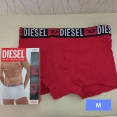 【新品・未使用】DIESEL ボクサーパンツ レッド　　Мサイズ　1枚