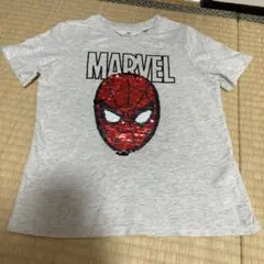 H&M MARVEL スパイダーマン スパンコール Tシャツのサムネイル