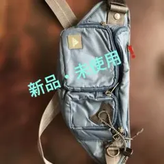 adidas ボディバッグ 青　ウェストポーチ　未使用