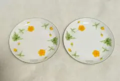 ヒロミチナカノ☆プチフルール　花柄　小皿　2枚セット