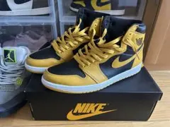 NIKE Air Jordan 1 イエロー/ブラック ハイカット　30.5cm