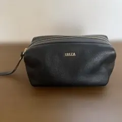 ふにゃん様専用✨IBIZA イビサ レザー ポーチ ブラックのサムネイル