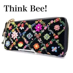 美品 Think Bee! シンクビー 長財布 オーバーザレインボー 刺繍 - メルカリ