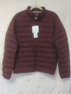 ★新品未使用★ユニクロ ウルトラライトダウンジャケット Lワインタグあり
