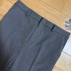 UNIQLOスマートアンクルパンツ　ウールライク　L