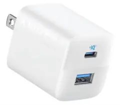 美品 Anker 323 Charger 白 急速充電 iPhone 33W