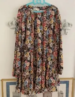 ZARA kids girl 花柄 ワンピース チュニック 154cm
