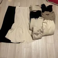 限定　冬服まとめ売り　スナ系　フレンチガーリー　ジャニオタ系　ニット　スカート