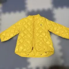 美品　ラルフローレン イエロー　黄色　アウター　ダウンジャケット　80㎝　12M