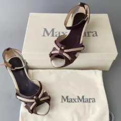 ✨MaxMara／マックスマーラ ウェッジサンダル 35 箱・保存袋付きのサムネイル