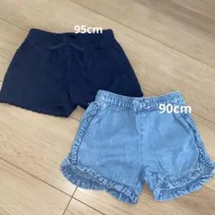 西松屋♡ショートパンツ２点セット♡90cm♡美品