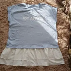 水色 JOY AFFAIR 半袖チュニック、深緑色ワンピースまとめ売り