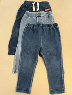 のん様専用　デニム　ストレッチデニム　長ズボン　breeze 80 3枚セット