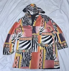 奇抜 激レア franca v.paoloni リバーシブル コート レトロ