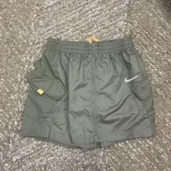 Nike チェック柄 ショートパンツ オリーブグリーン