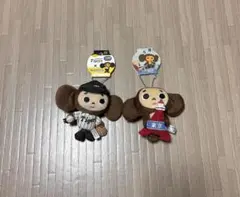 チェブラーシカ ぬいぐるみキーホルダー 2点