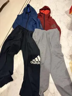 adidas パーカー　スウェット　上下2セット　Mサイズ