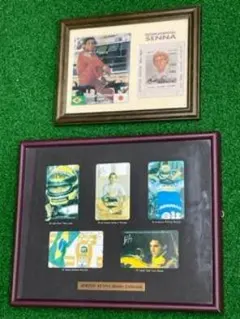 F1レーサー アイルトン セナ 写真パネル・壁掛パネル まとめて2点 2025