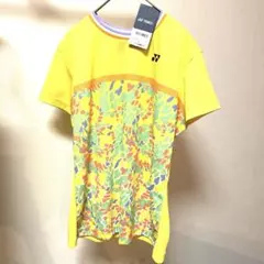 新品タグ付き　ヨネックス　ゲームシャツ　バドミントン　テニス　LLレディース　黄