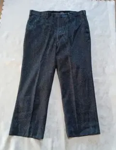 90年代 古着レトロ メンズスラックス 日本製 　ウール混合　グレー系