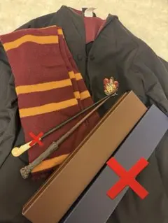 ハリーポッター スタジオツアー 公式 ローブ マフラー 杖