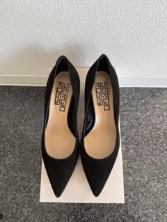 Sergio Rossi ブラック スエード パンプス