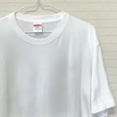 Tシャツ 半袖 バックプリント 白 XL