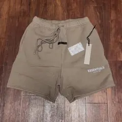 Fog essentials ハーフパンツショーツ反射フォントカーキブラウンロゴのサムネイル