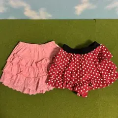 キュロット 110㎝ 2枚セット ミニー