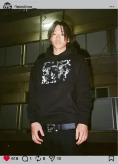 Flexwitme 黒 パーカー Sサイズ 廃盤 - メルカリ
